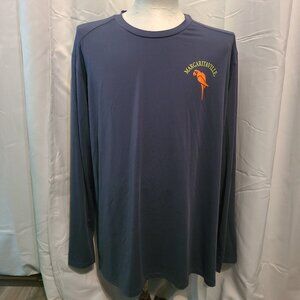 Margaritaville Island Reserve Shirt 2XL - Long Sleeve Performance - Gray